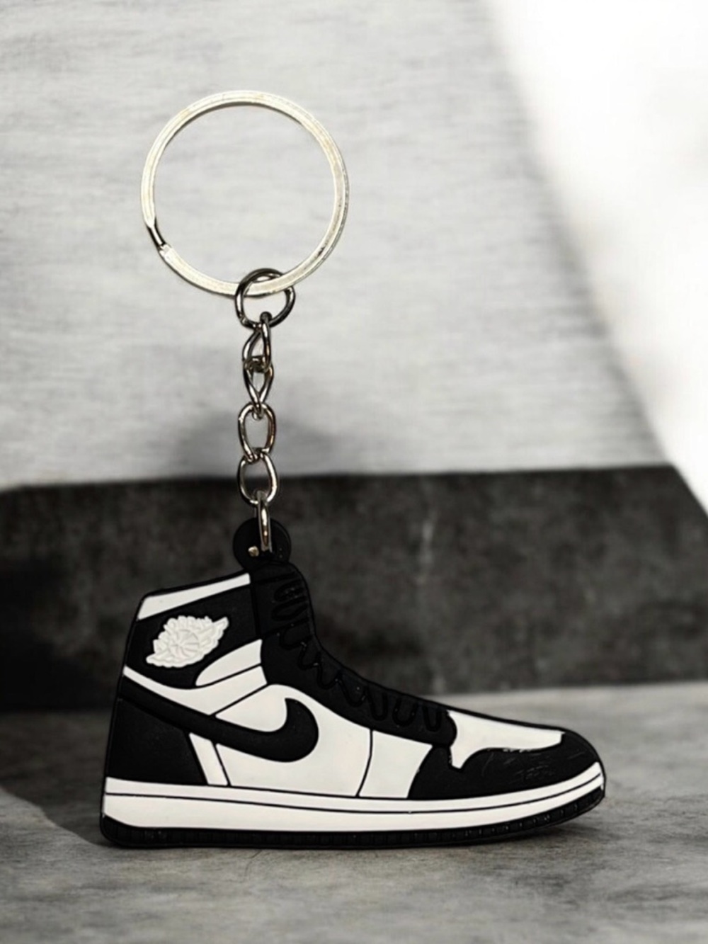 Nike Air Jordan 1 “Panda” Sneaker Keychain